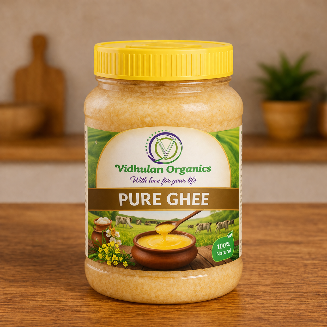 Organic Cow Ghee by Vidhulan Organics