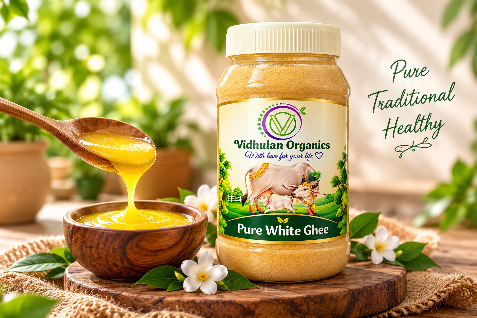 Vidhulan Organics Pure White Ghee